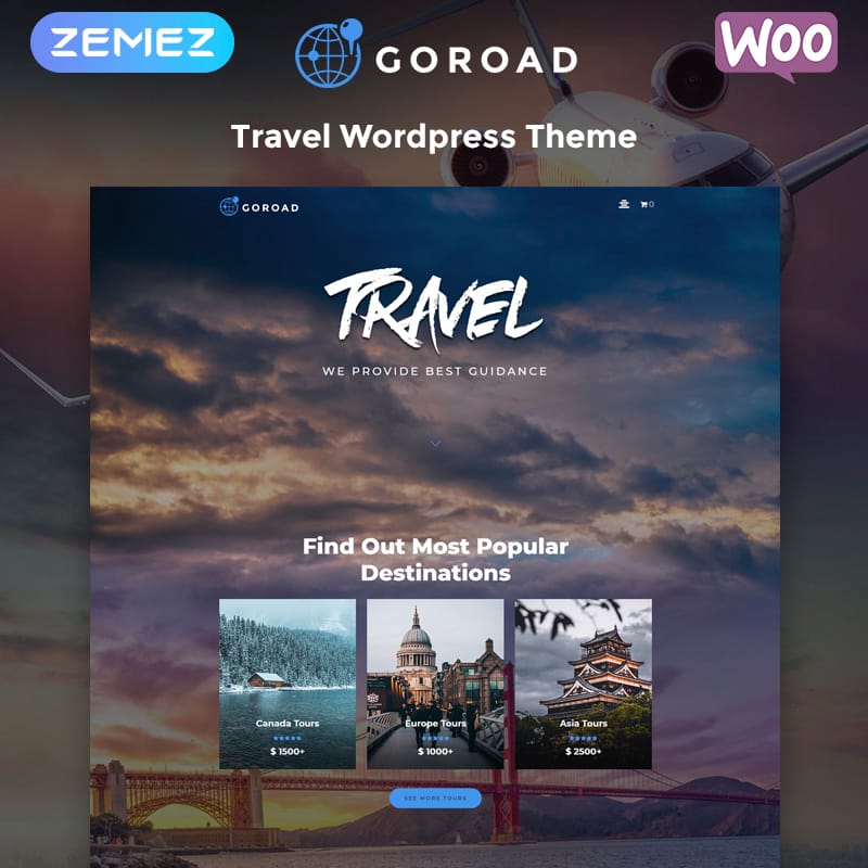 Goroad Travel Agency Theme