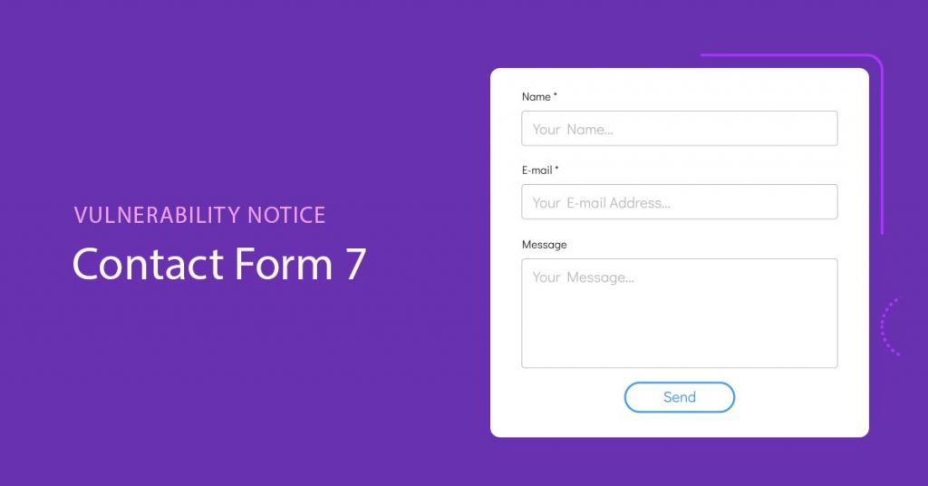 Contact Form 7 Vulnerability