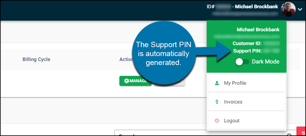 Find Your Support PIN