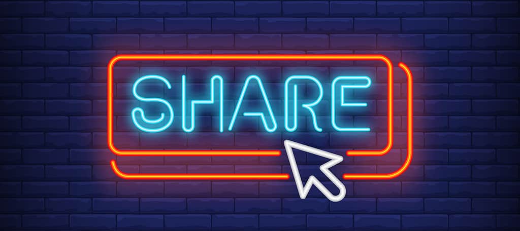 Use good share buttons to increase social shares