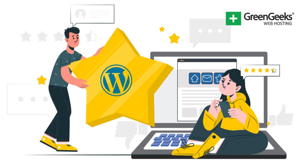 Stars Testimonials in WordPress