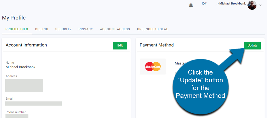 Update Payment Method