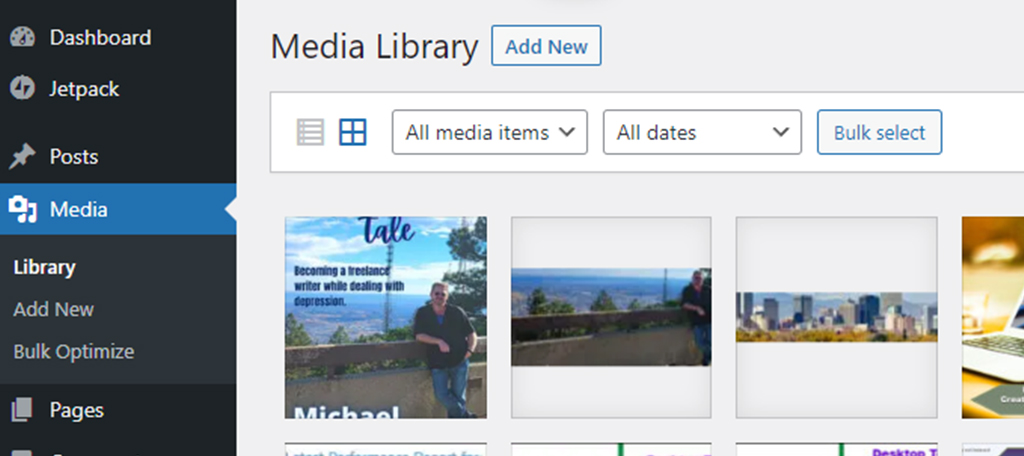 WordPress Media Library