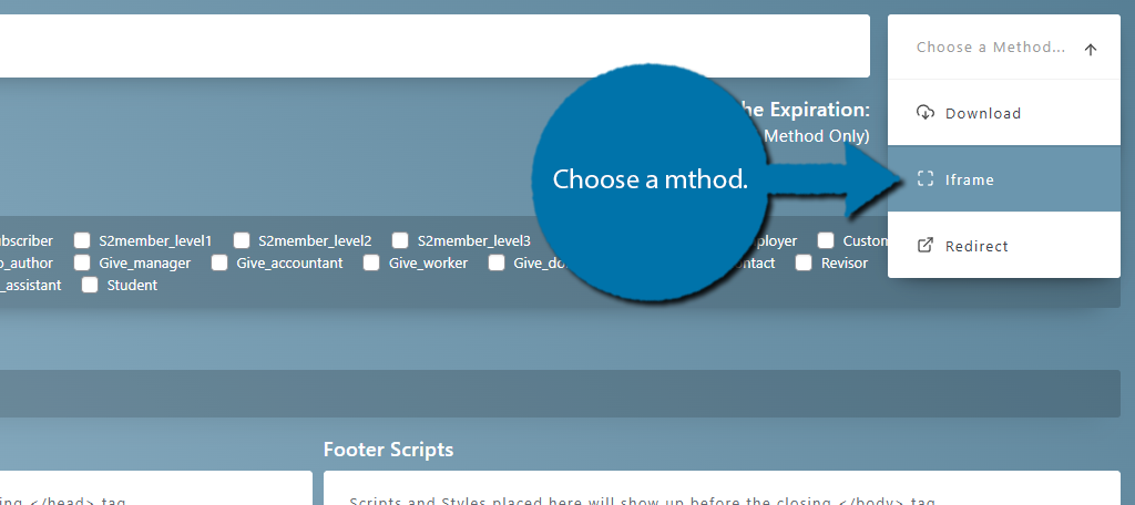 Choose Method